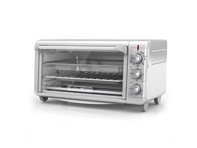 BLACK+DECKER Extra Wide Crisp 'N Bake Air Fry Toaster Oven, Stainless Steel TO3265XSSD photo