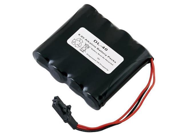 Dantona DL-40 6V & 2200 mAh Door Lock Alkaline Replacement Battery for Interstate-DRY0048