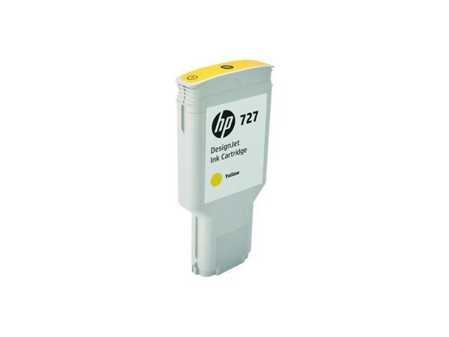 HP 727 300-ml Yellow DesignJet Ink Cartridge, F9J78A
