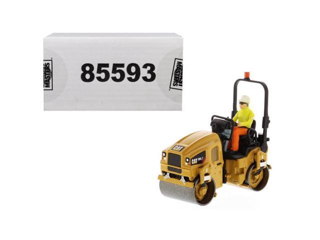 CAT Caterpillar CB-2.7 Utility Compactor with Operator 'High Line Series' 1/50 Diecast Model by Diecast Masters