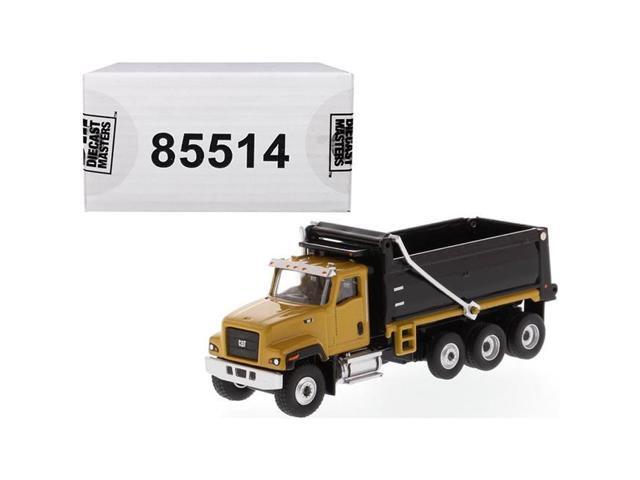 CAT Caterpillar CT681 Dump Truck Yellow and Black 'High Line' Series 1/87 (HO) Scale Diecast Model by Diecast Masters