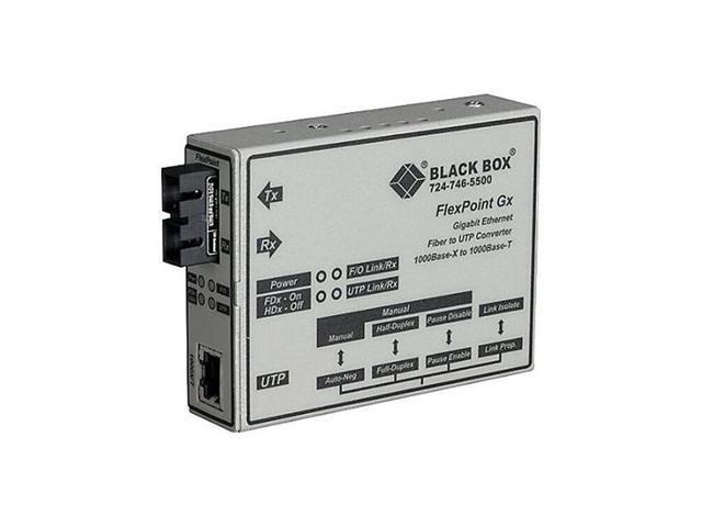 Black Box FlexPoint Gigabit Ethernet Media Converter