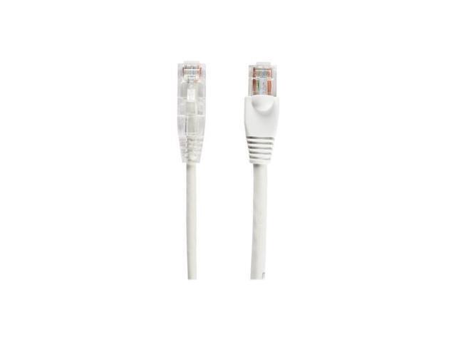 Black Box C6PC28-WH-05 CAT6 250-MHz 28-AWG Stranded Ethernet Patch Cable - Unshielded, PVC, Snagless Boot, White, 5 ft.