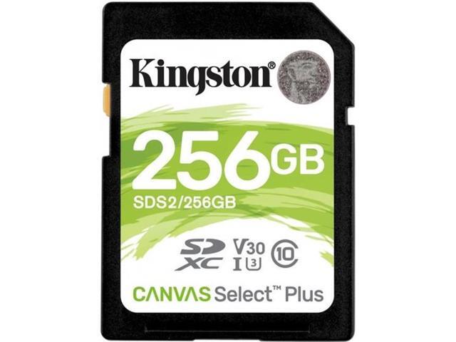 Kingston Canvas Select Plus 256 GB Class 10/UHS-I U3 SDXC 1 Pack SDS2256GB