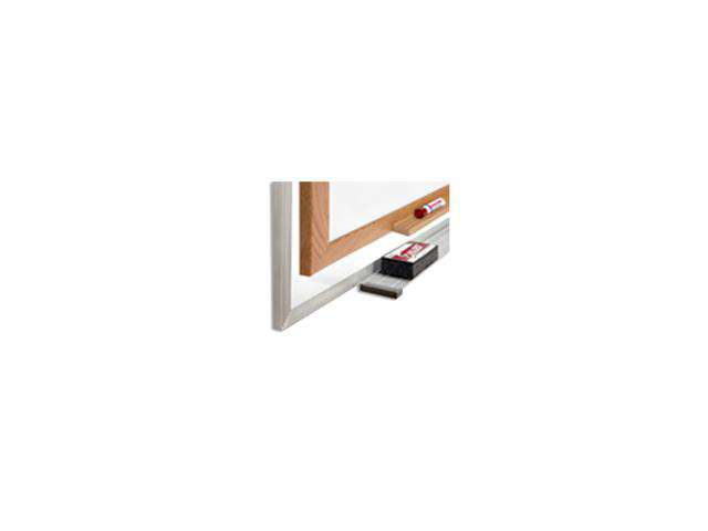 Ghent M2-35-4 Non-Magnetic Whiteboard with Aluminum Frame - 60.63' x 36.44'- White Surface, Satin Aluminum Frame