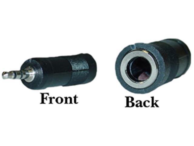 Cable Wholesale 1/4 inch Stereo Female / 3.5mm Stereo Male Stereo to Stereo adapter