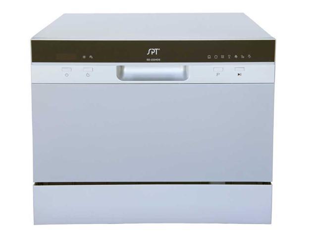 Photos - Dishwasher Kitchen Appliance Countertop  with Delay Start in Silver SD-2224