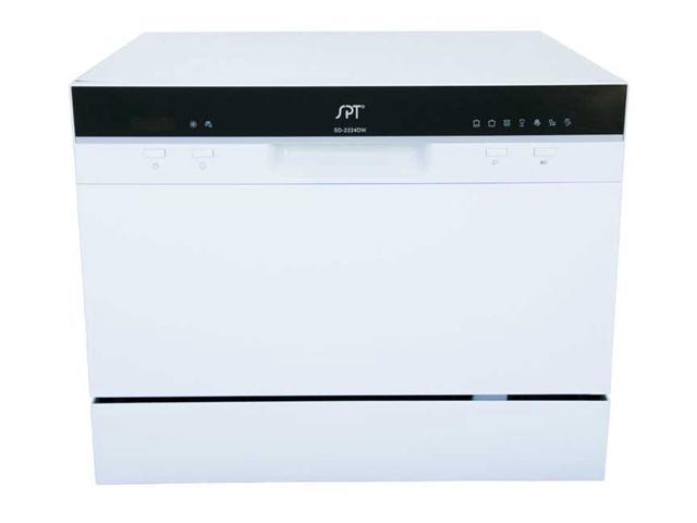Photos - Dishwasher Sunpentown Countertop  with Delay Start in White SD-2224DW