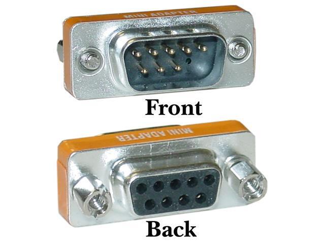 Cable Wholesale Mini Null Modem DB9 Male / DB9 Female, Adaptor