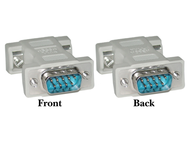 Cable Wholesale DB9 Male / DB9 Male, Null Modem Adaptor / Mold