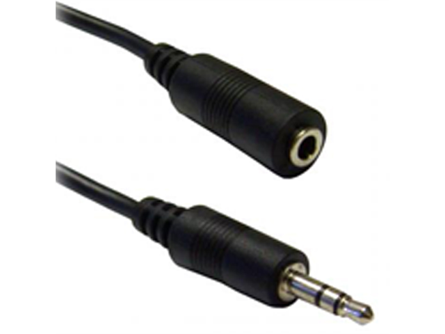 Cable Wholesale 3.5mm Stereo Extension Cable, 3.5mm Male to 3.5mm Female, 6 foot