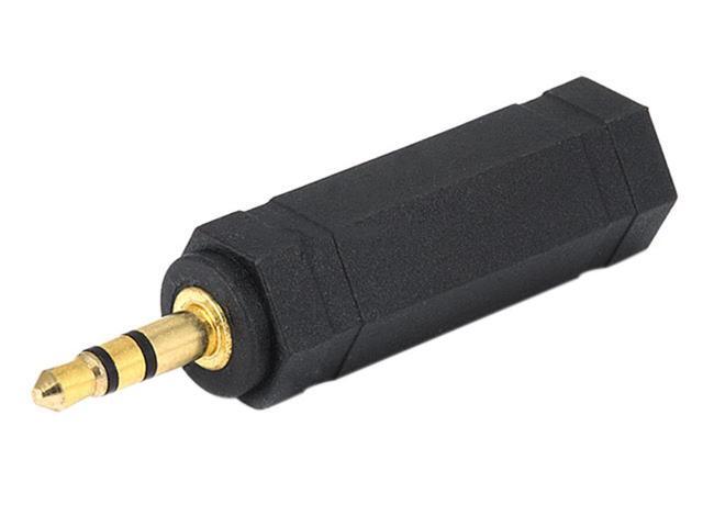 Monoprice 3.5mm Stereo Plug to 6.35mm (1/4 Inch) Mono Jack Adaptor - Gold Plated