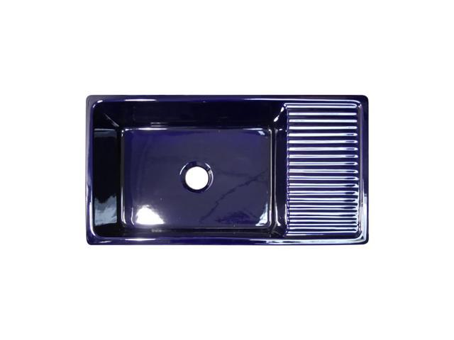 Photos - Kitchen Sink Sink w/ Integral Drain Board & Decorative 2 1/2'Lip On Both Sides WHQD540