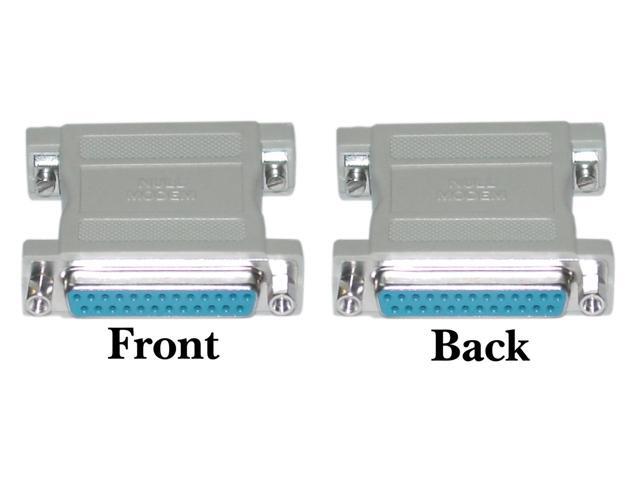 DB25 Female / DB25 Female, Null Modem Adaptor