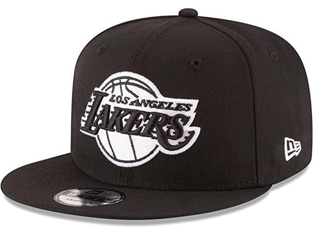 New Era NBA Los Angeles Lakers Mens 9Fifty Snapback Cap - One Size - Black