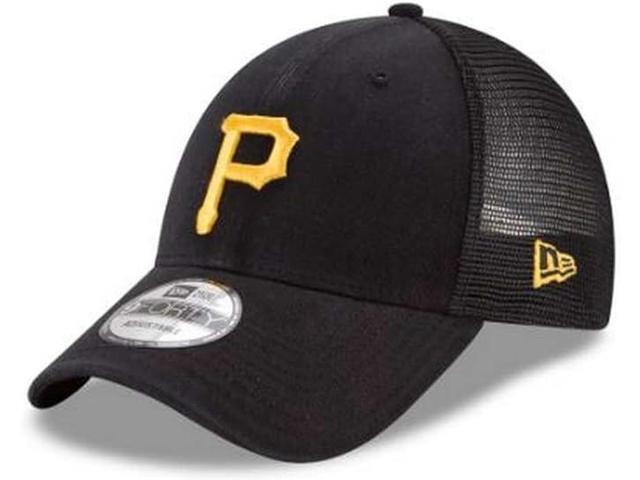 New Era 9Forty MLB Pittsburgh Pirates Trucker Baseball Cap - Adjustable - Black