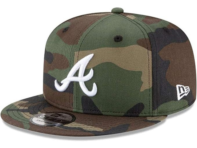New Era 9Fifty MLB Atlanta Braves WDC Snapback 950 Cap - Adjustable - Camouflage