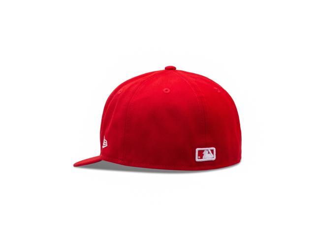 New Era MLB Basic Los Angeles Dodgers 59Fifty Fitted Baseball Cap - Scarlet Red