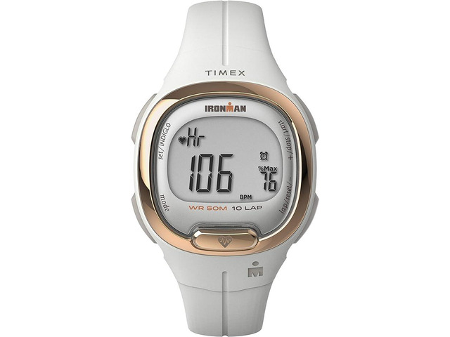 TIMEX T10 ROSE GOLD-TONE RESIN WATCH