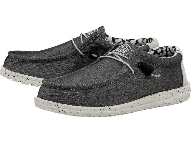 Hey Dude Mens Wally Stretch Loafer - Opal Black