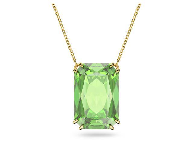 Swarovski Millenia Pendant Octagon Cut - Green - Gold-Tone Plated