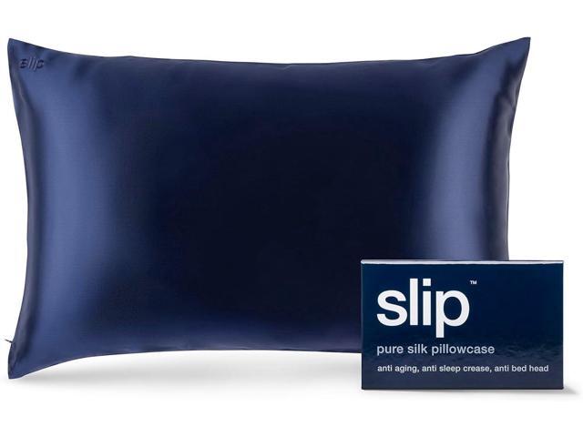 Slip Queen Mulberry Silk Pillow Case - 100% Pure Silk - Navy