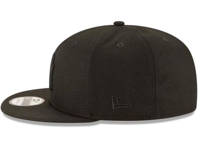 New Era New York Yankees Basic OTC 950 Stretch Fit Hat Black on Black OSFA