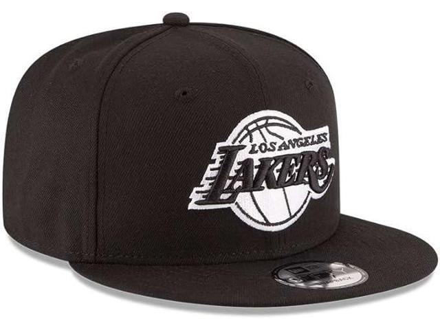 New Era NBA Los Angeles Lakers Mens 9Fifty Snapback Cap - One Size - Black