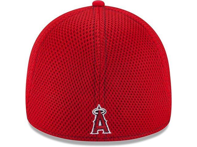 New Era MLB Los Angeles Angels Neo Fitted Baseball Cap - Scarlet - Small/Medium