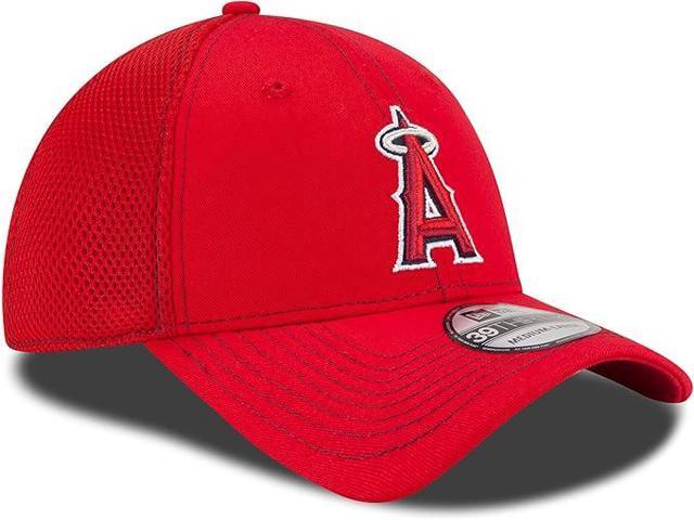 New Era MLB Los Angeles Angels Neo Fitted Baseball Cap - Scarlet - Small/Medium