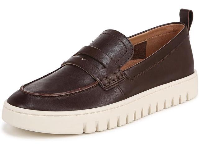 Vionic Womens Uptown Loafer - Dark Brown Leather