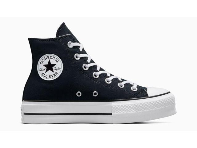 Converse Womens Chuck Taylor All Star Lift Platform Hightop Shoes - Black