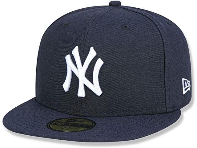 New Era Mens New York Yankees MLB Authentic Collection 59FIFTY Cap - Size 7 7/8