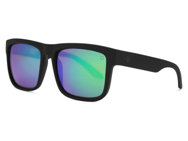 SPY Discord Polarized HD Plus Bronze with Green Square Sunglasses