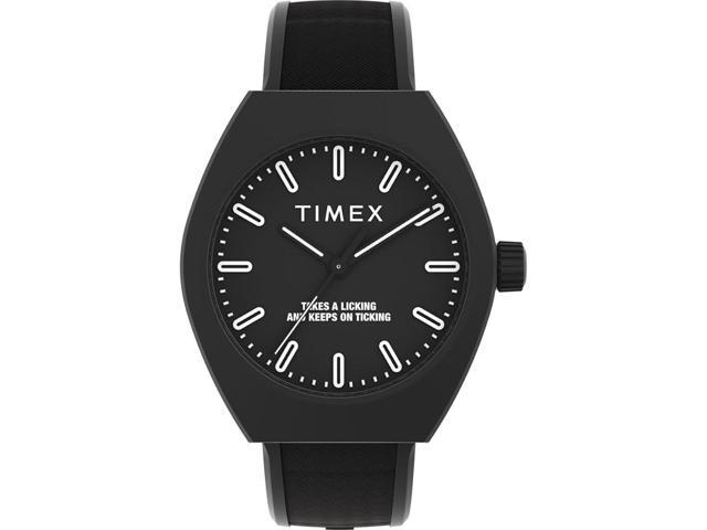 Timex 40mm Eco Ceramic Black/White Accents Unisex Watch Timex 40mm Eco Ceramic Black/White Accents Unisex Watch