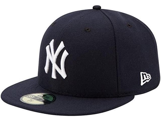 New Era Mens New York Yankees MLB Authentic Collection 59FIFTY Cap Size 7 1/8