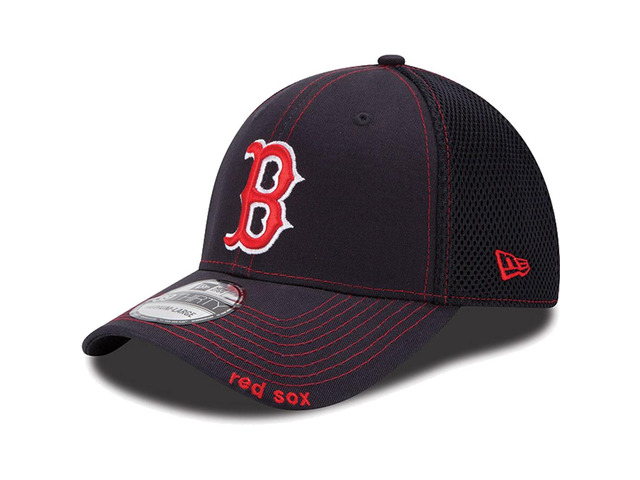 New Era MLB Boston Red Sox Neo Fitted Baseball Cap - Navy