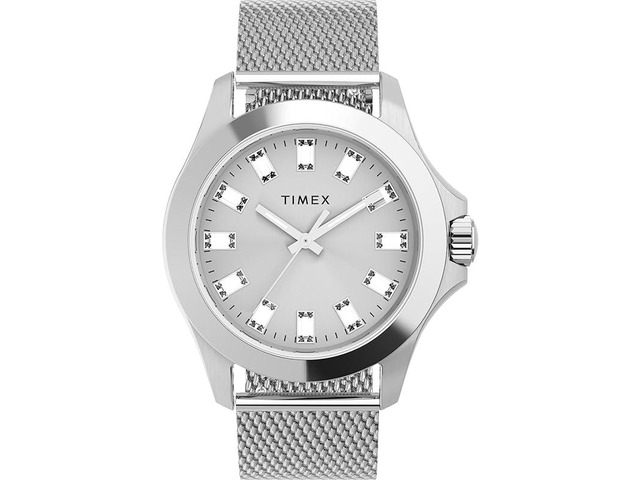 Timex Kaia 38mm Stainless Steel Mesh Crystal Ladies Watch TWH6Z5910