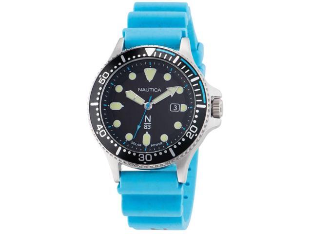 Nautica Cocoa Beach Blue PU Mens Watch