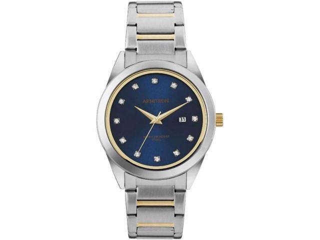 Armitron Two-Tone Crystal Mens Watch