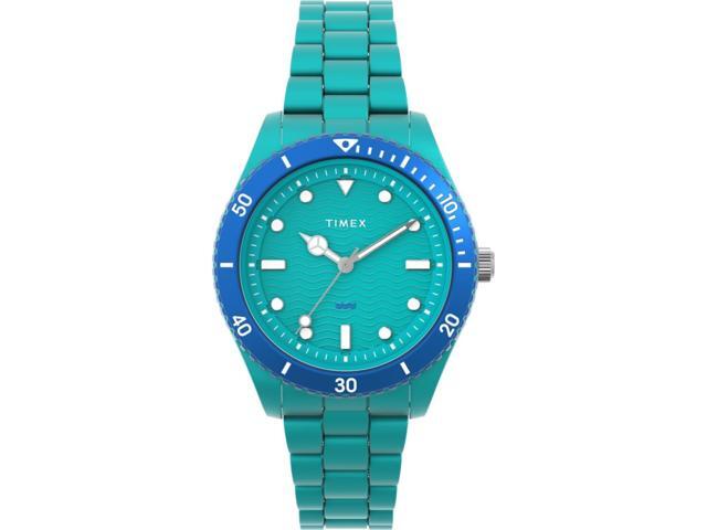 Timex Legacy tide 37mm Recycled Plastic Green Unisex Watch