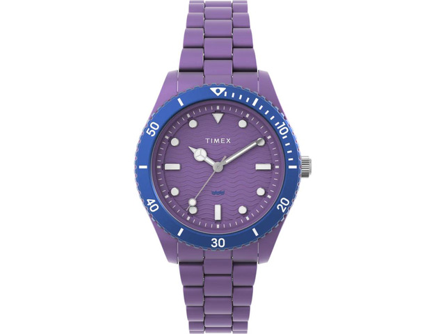 Timex Legacy tide 37mm Recycled Plastic Purple Unisex Watch