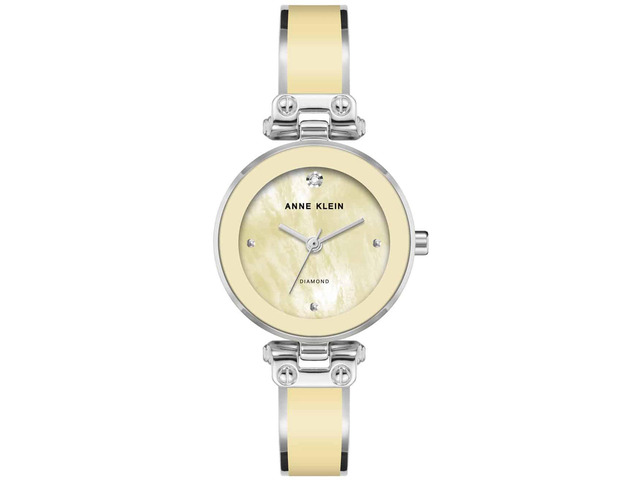 Anne Klein Yellow Bangle Ladies Watch