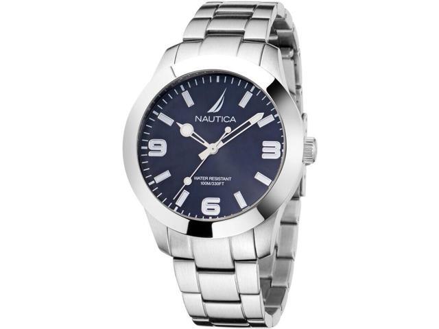 Nautica Pacific Beach Stainless Steel Mens Watch