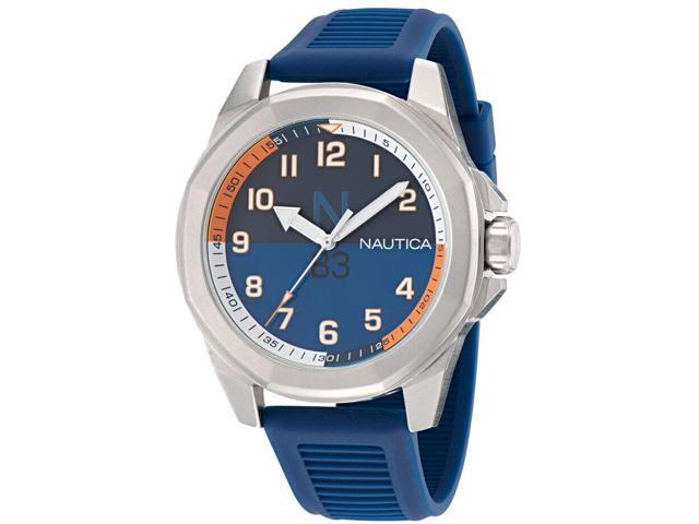 Nautica Tortuga Bay Blue Silicone Mens Watch
