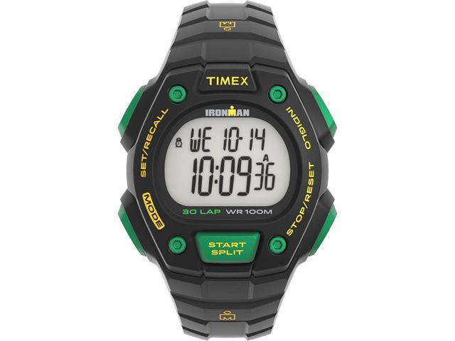Timex Ironman 40mm Black Resin Mens Watch
