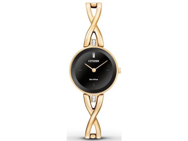Citizen Eco-Drive Silhouette Gold-Tone Ladies Watch