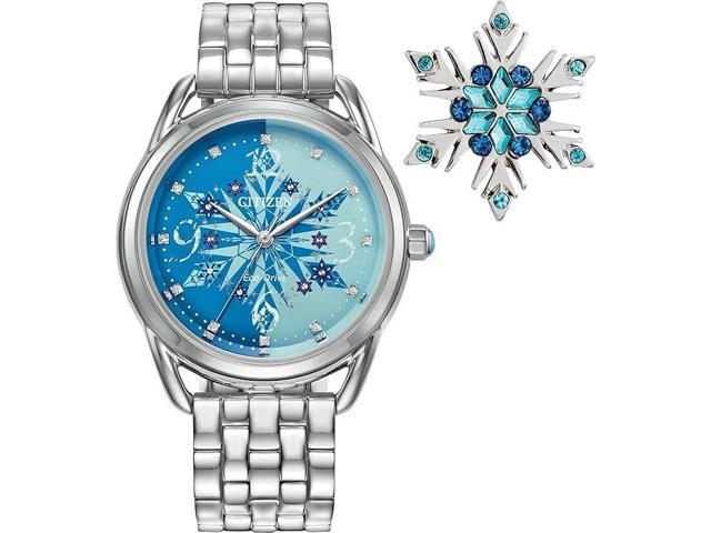 Citizen Frozen Eco-Drive Ladies Watch and Pin Gift Set