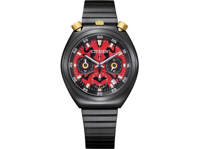 Citizen Darth Maul Chronograph Quartz Red Dial Mens Watch