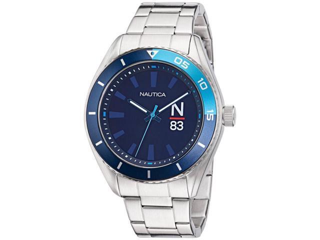 Nautica Finn World Stainless Steel Mens Watch